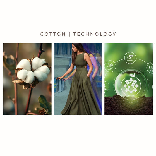 Cotton & Technology: Innovating Fashion for a Sustainable Future.