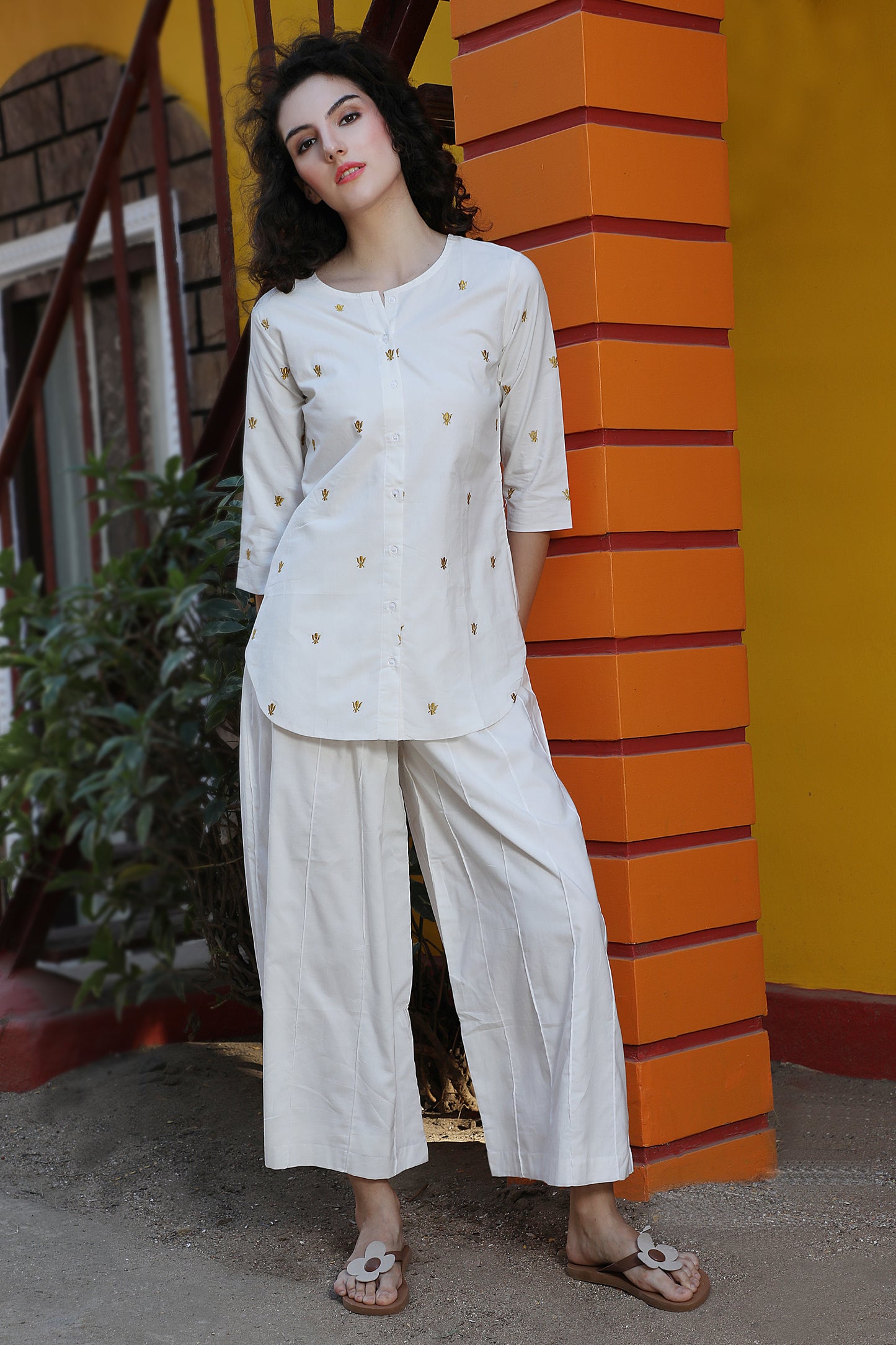 Marigold Short Kurta