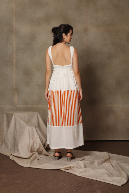 Sorbet Striped Long Dress