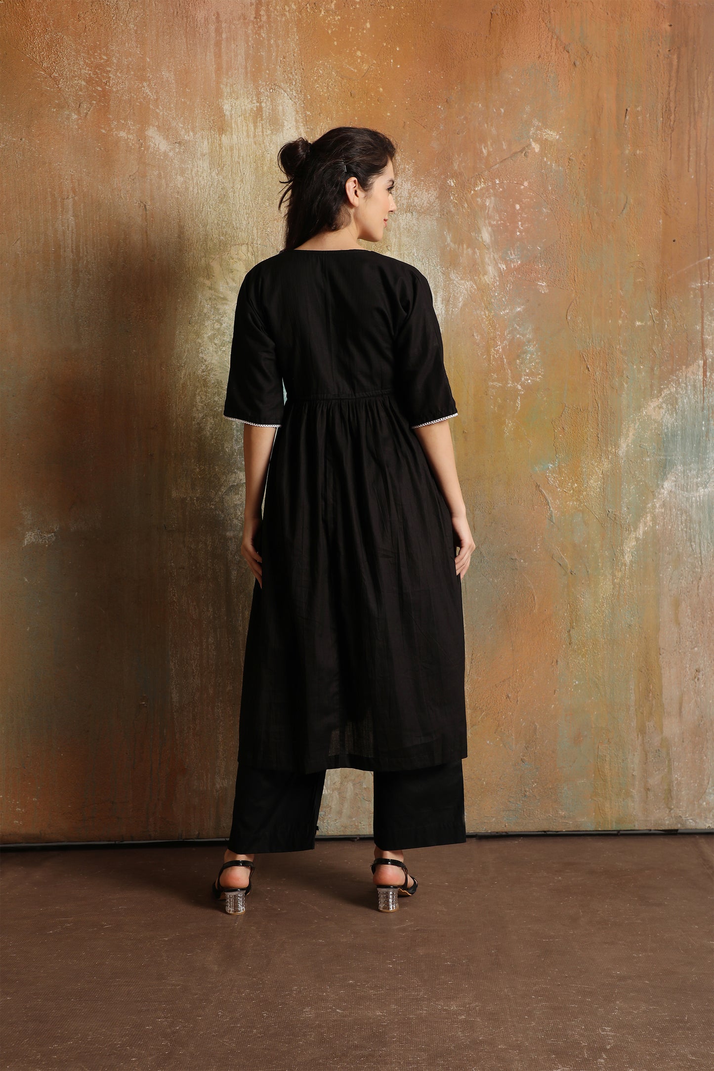 Midnight Black Kurta