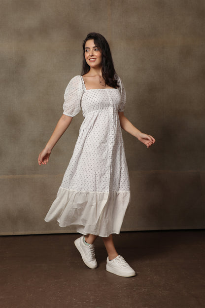 Marshmallow Long Dress